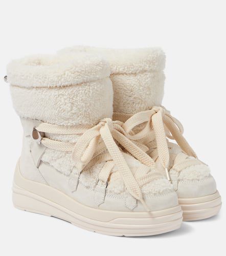 Insolux leather-trimmed snow boots - Moncler - Modalova