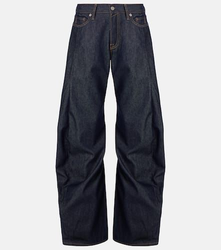 F mid-rise barrel-leg jeans - Acne Studios - Modalova