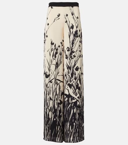 Kristofer printed silk wide-leg pants - Loro Piana - Modalova