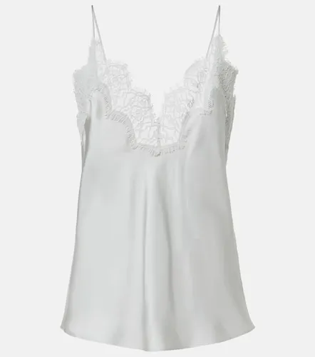 Róhe Top de seda con encaje - Rohe - Modalova