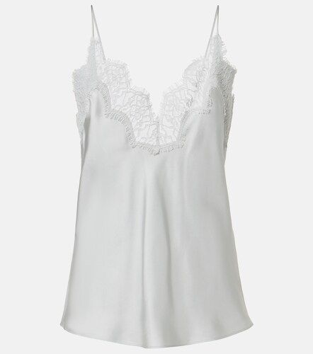 Rohe Lace-trimmed silk top - Rohe - Modalova