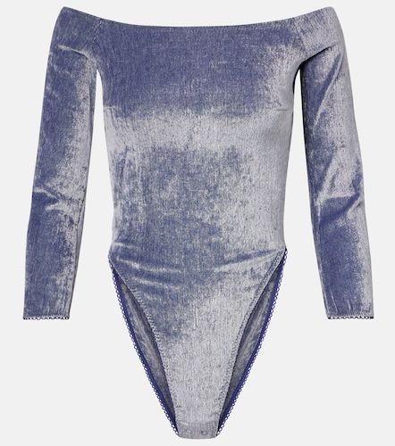 Off-Shoulder-Body mit Spitze - Jacques Wei - Modalova