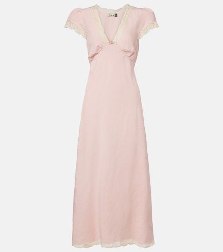 Abito midi Clarice in misto lino - Rixo - Modalova