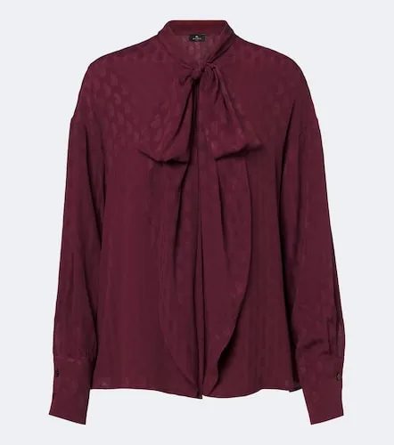 Tie-neck paisley jacquard blouse - Etro - Modalova