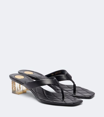 Sip Cassandre leather thong sandals - Saint Laurent - Modalova