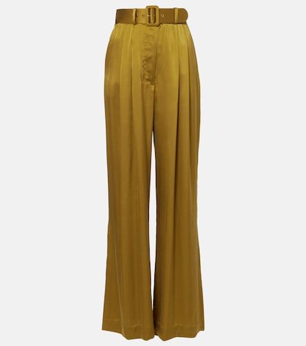 Silk satin wide-leg pants - Zimmermann - Modalova