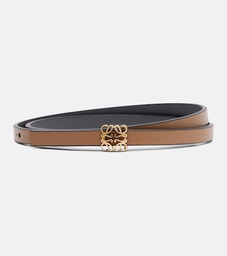 Cinturón de piel con anagrama - Loewe - Modalova