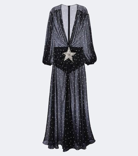 Verziertes Maxikleid aus Seidenchiffon - Dolce&Gabbana - Modalova