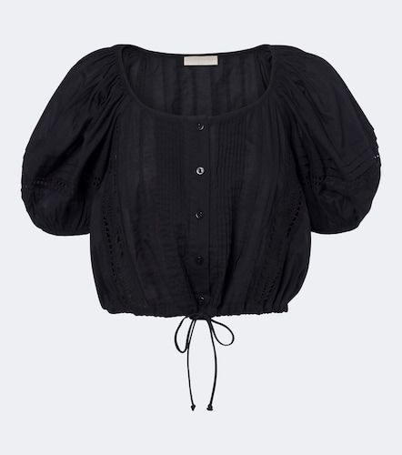 Crop top Clara de algodón bordado - Ulla Johnson - Modalova