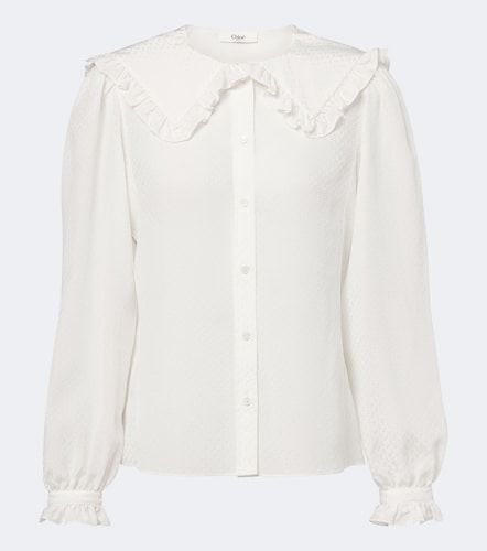 Chloé Schluppenbluse aus Seidengeorgette - Chloe - Modalova