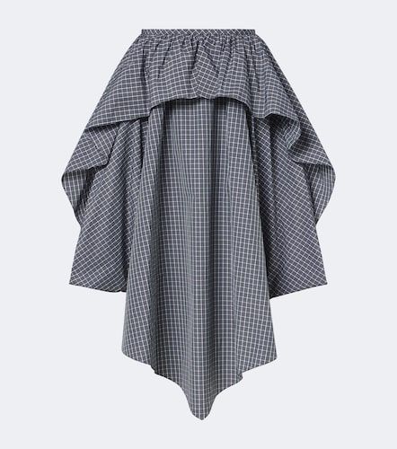 Asymmetric cotton-blend midi skirt - Loewe - Modalova