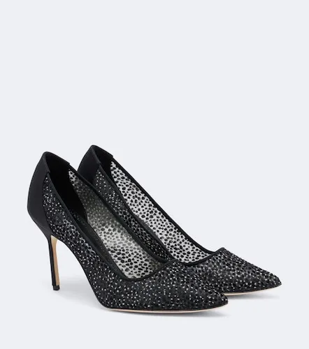 Manolo Blahnik Bbla mesh pumps - Manolo Blahnik - Modalova