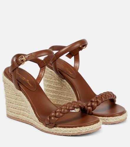 Leather espadrille wedges - Gianvito Rossi - Modalova