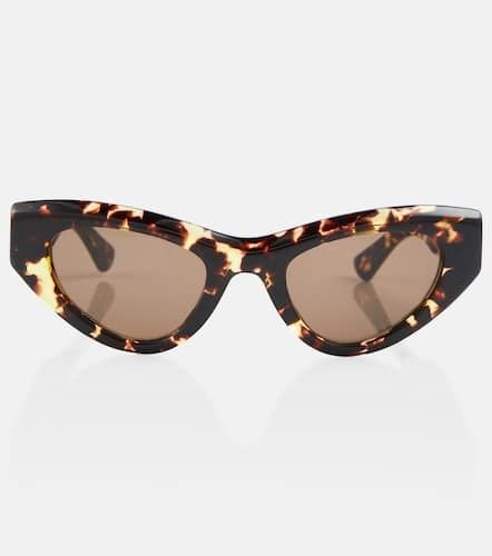 Cat-eye acetate sunglasses - Bottega Veneta - Modalova