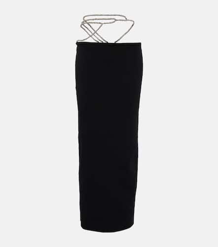 Crystal-embellished maxi skirt - Christopher Esber - Modalova