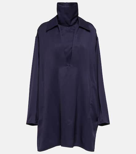 High-neck satin minidress - Jil Sander - Modalova