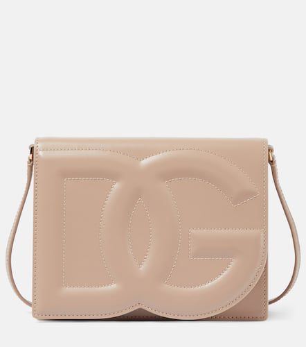 Logo leather crossbody bag - Dolce&Gabbana - Modalova