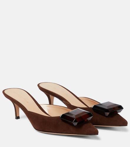 Gianvito Rossi Jaipur suede mules - Gianvito Rossi - Modalova