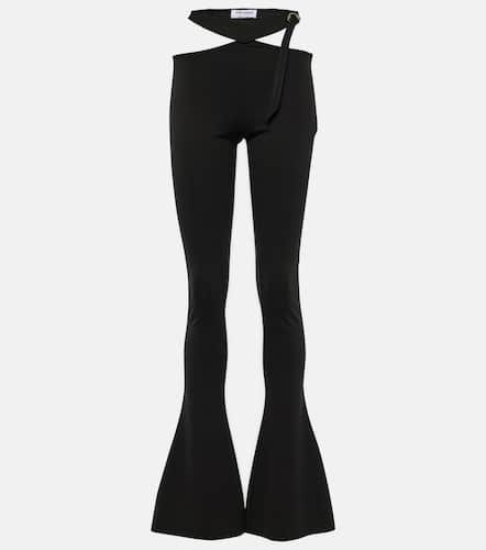 Cutout jersey flared pants - The Attico - Modalova