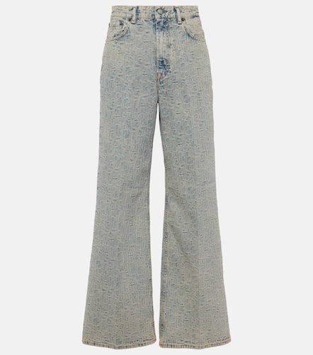 Jeans anchos Monogram de tiro alto - Acne Studios - Modalova