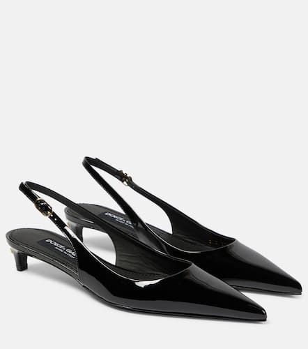 Lollo patent leather slingback pumps - Dolce&Gabbana - Modalova