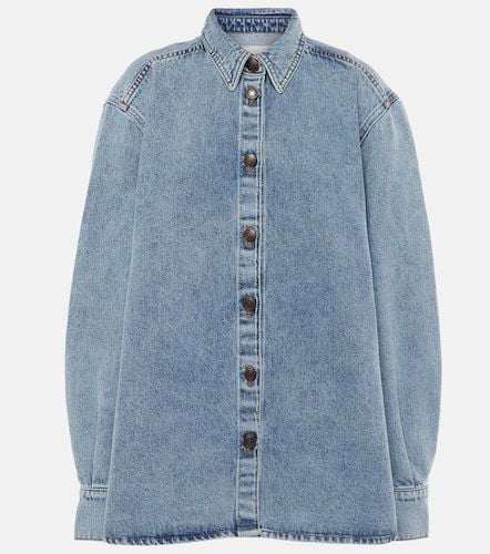 Oversized denim overshirt - Magda Butrym - Modalova