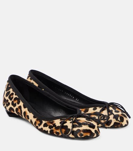 Armadillo calf hair ballet flats - Alexander McQueen - Modalova