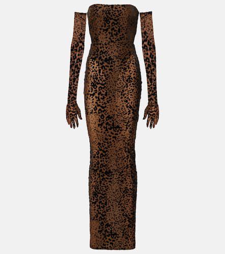 Leopard-print corset gown - Alex Perry - Modalova