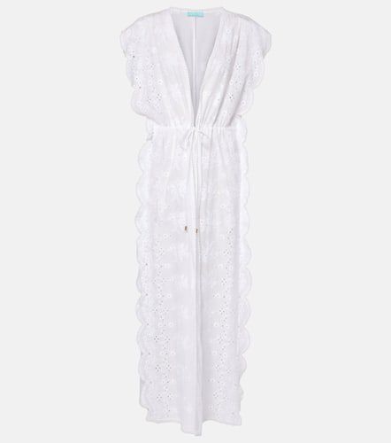 Talitha broderie anglaise cotton beach dress - Melissa Odabash - Modalova