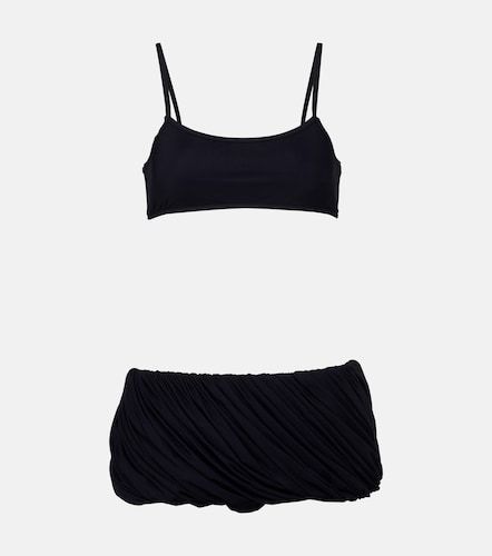 Alaia Pleated low-rise bikini - Alaia - Modalova