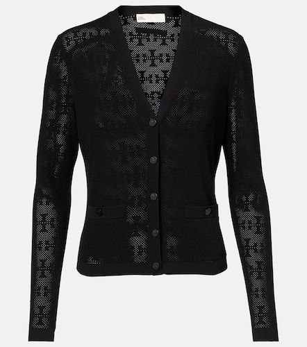 Cárdigan T Monogram de jacquard - Tory Burch - Modalova