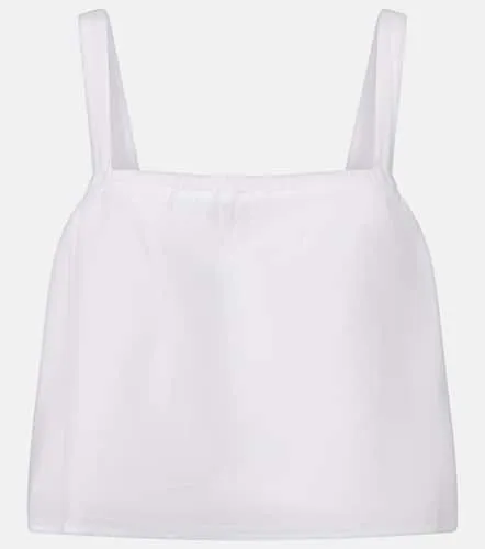 Andrea cotton and silk voile top - Velvet - Modalova