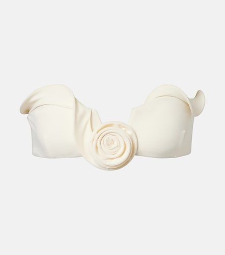 Floral-applique bikini top - Magda Butrym - Modalova