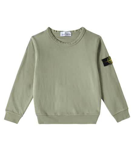 Compass cotton sweatshirt - Stone Island Junior - Modalova