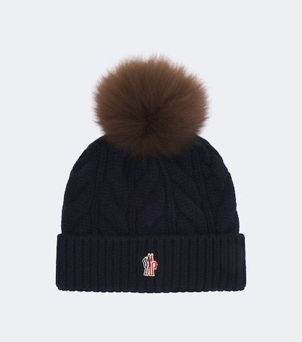 Wool and cashmere beanie - Moncler Grenoble - Modalova
