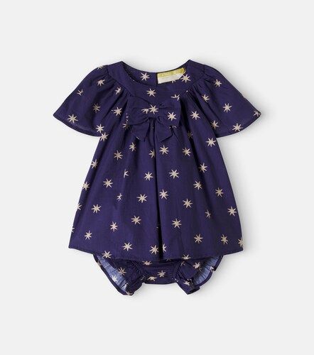 Fábula Bebé - Set de top y bloomers de algodón estampado - Fabula - Modalova