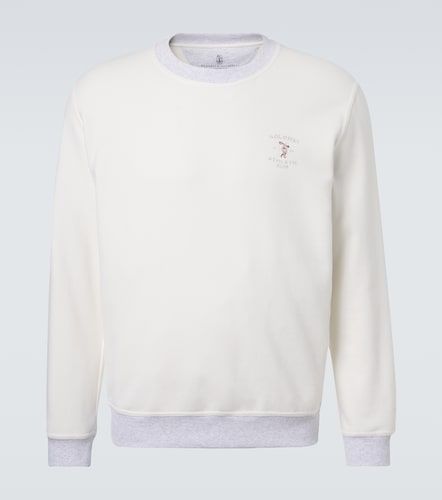 Sudadera de jersey de algodón - Brunello Cucinelli - Modalova