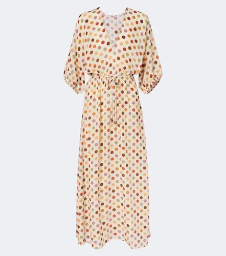 Abito midi Unexpected in seta a pois - Eres - Modalova