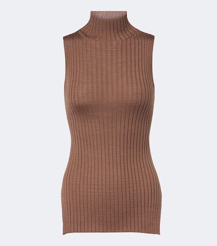 Karla wool and silk turtleneck top - Khaite - Modalova