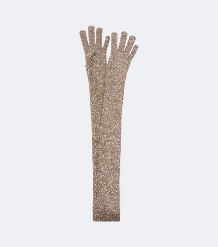 Brunello Cucinelli Sequined gloves - Brunello Cucinelli - Modalova