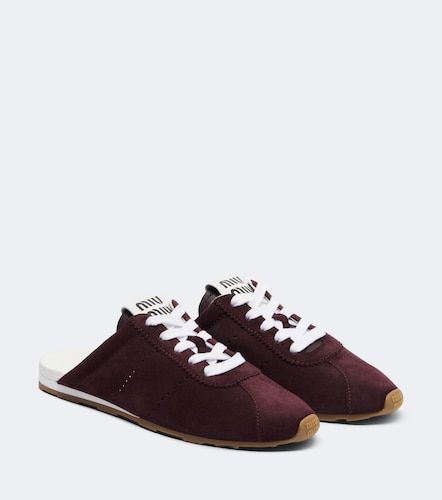 Miu Miu Plume suede mules - Miu Miu - Modalova