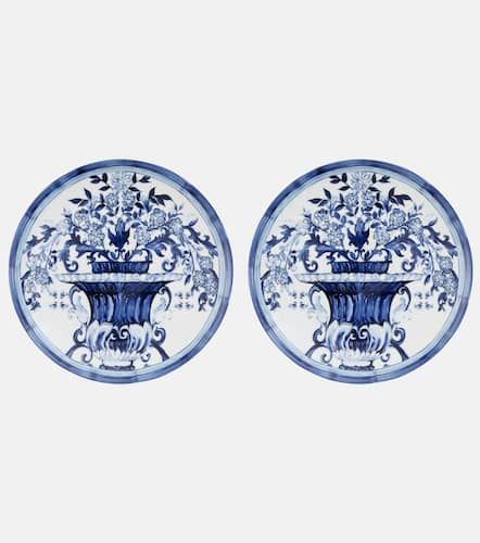 Set de 2 platos llanos Blu Mediterraneo - Dolce&Gabbana Casa - Modalova