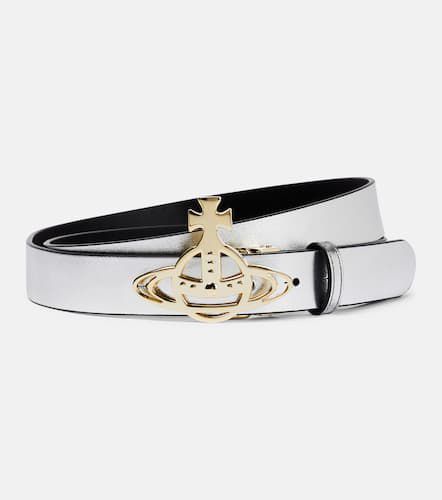 Orb Buckle leather belt - Vivienne Westwood - Modalova