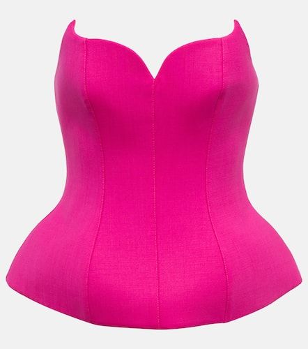 Top bustier en laine mélangée - Giuseppe di Morabito - Modalova