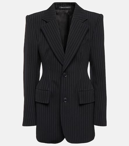 Hourglass chalk stripe wool blazer - Balenciaga - Modalova