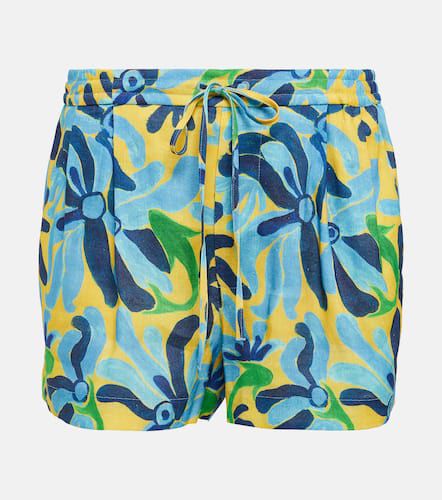 Marni Printed linen-blend shorts - Marni - Modalova