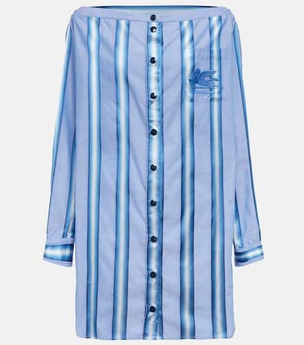 Etro Striped off-shoulder minidress - Etro - Modalova