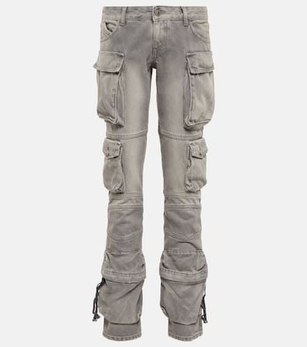 The Attico Essie denim cargo pants - The Attico - Modalova