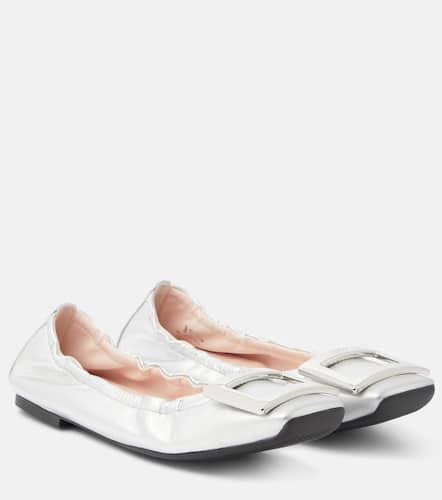 Viv' Pockette metallic leather ballet flats - Roger Vivier - Modalova