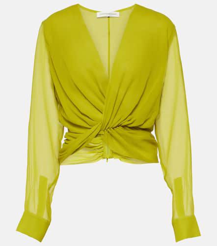 Springs silk georgette blouse - Christopher Esber - Modalova